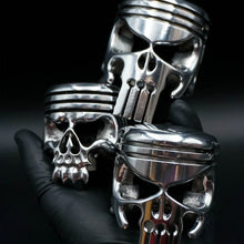 Load image into Gallery viewer, Piston Art Skull Keychain