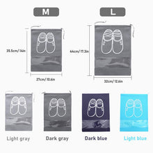 Load image into Gallery viewer, Portable Waterproof Travel Drawstring closure Shoe Bags (6 PCs)