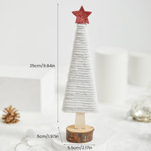Load image into Gallery viewer, Christmas Wood Felt Reindeer Elk Tree Decorations