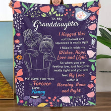 Load image into Gallery viewer, 🎁Granddaughter's Gift-Sweet Words Blanket