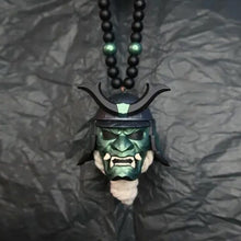 Load image into Gallery viewer, Japanese Oni Mask Car Rear View Mirror Ornament