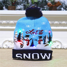 Load image into Gallery viewer, Christmas LED Light Knitted Beanies