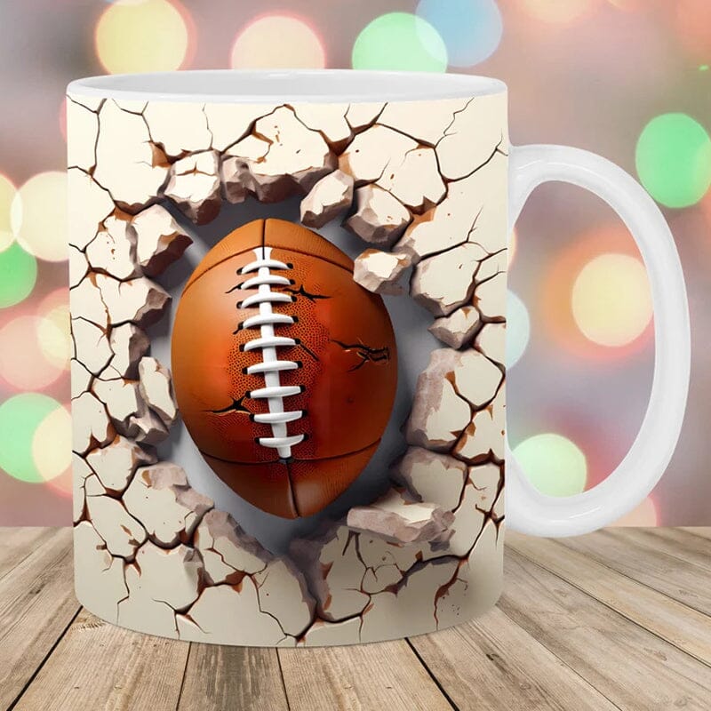 Ball printed mug