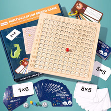 Load image into Gallery viewer, Wooden Montessori Multiplication Board Game