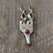 Load image into Gallery viewer, Funny Fork Reindeer Ornament