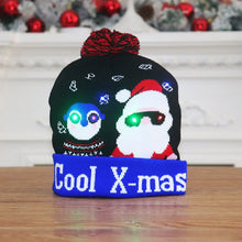 Load image into Gallery viewer, Christmas LED Light Knitted Beanies