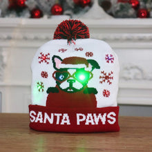 Load image into Gallery viewer, Christmas LED Light Knitted Beanies