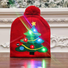 Load image into Gallery viewer, Christmas LED Light Knitted Beanies