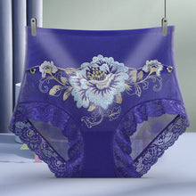 Load image into Gallery viewer, High Waist Lace Embroidered Panties