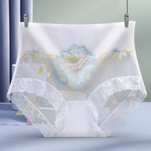 Load image into Gallery viewer, High Waist Lace Embroidered Panties