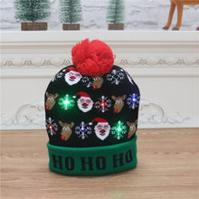 Load image into Gallery viewer, Christmas LED Light Knitted Beanies