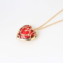 Load image into Gallery viewer, Cutout Heart Crystal Necklace