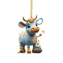 Load image into Gallery viewer, Cartoon Cow Decorative Ornament