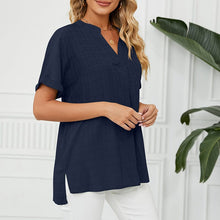 Load image into Gallery viewer, Thin V-neck Casual Shirt