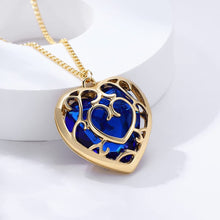 Load image into Gallery viewer, Cutout Heart Crystal Necklace
