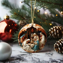 Load image into Gallery viewer, Nativity Christmas ornament