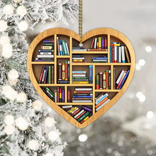 Load image into Gallery viewer, 🌷Book Lovers Heart Ornament