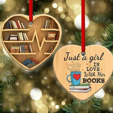 Load image into Gallery viewer, 🌷Book Lovers Heart Ornament
