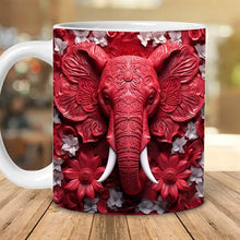 Load image into Gallery viewer, Elephant print mug