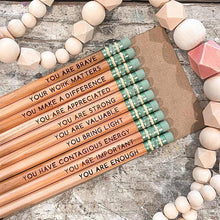 Load image into Gallery viewer, Affirmation Pencil Set✏️ (10Pcs)