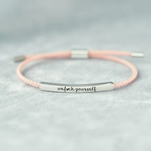 Load image into Gallery viewer, UNF♥CK YOURSELF TUBE BRACELET