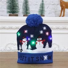 Load image into Gallery viewer, Christmas LED Light Knitted Beanies