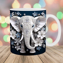 Load image into Gallery viewer, Elephant print mug