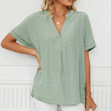 Load image into Gallery viewer, Thin V-neck Casual Shirt