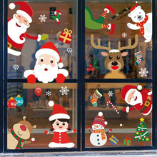 Load image into Gallery viewer, Christmas Window Clings Double-Sided Re-appliable Decoration