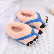 Load image into Gallery viewer, Funny Foot Plush Novelty Slippers