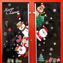 Load image into Gallery viewer, Christmas Window Clings Double-Sided Re-appliable Decoration
