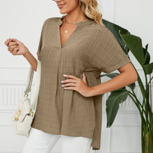 Load image into Gallery viewer, Thin V-neck Casual Shirt