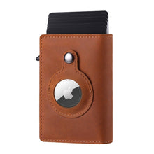 Load image into Gallery viewer, Multifunctional Wallet with Apple AirTag Case Cover Smart Anti-lost RFID Wallet