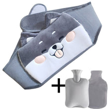 Load image into Gallery viewer, Plush Refillable Hot Water Bottle Belt