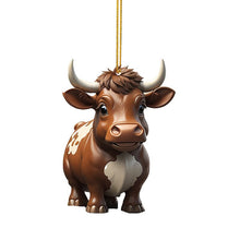 Load image into Gallery viewer, Cartoon Cow Decorative Ornament