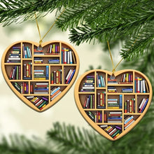 Load image into Gallery viewer, 🌷Book Lovers Heart Ornament