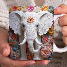 Load image into Gallery viewer, Elephant print mug