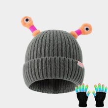 Load image into Gallery viewer, 🐸Glow in the Dark Little Monster Woolly Hat🥳