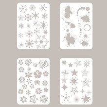 Load image into Gallery viewer, DIY Embossing Painting Template with Inkpad Fingertip Applicator Tool