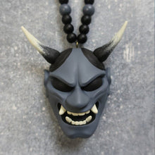 Load image into Gallery viewer, Japanese Oni Mask Car Rear View Mirror Ornament