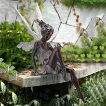 Load image into Gallery viewer, Sitting Fairy Garden Statue