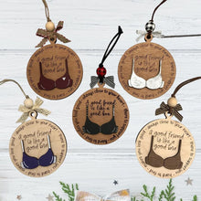 Load image into Gallery viewer, Funny Christmas Bra Ornament