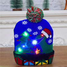 Load image into Gallery viewer, Christmas LED Light Knitted Beanies