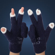 Load image into Gallery viewer, Cute Wool Knitted Gloves