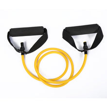 Load image into Gallery viewer, Double Toning Resistance Tube Heavy Quality Exercise Band for Stretching