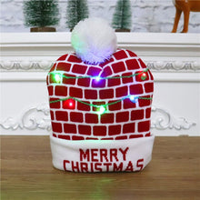 Load image into Gallery viewer, Christmas LED Light Knitted Beanies