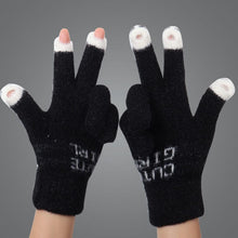 Load image into Gallery viewer, Cute Wool Knitted Gloves