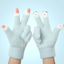 Load image into Gallery viewer, Cute Wool Knitted Gloves