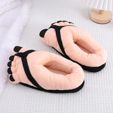 Load image into Gallery viewer, Funny Foot Plush Novelty Slippers