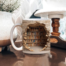 Load image into Gallery viewer, 3D Bookshelf Mug